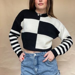 STEVE MADDEN COLORBLOCK SWEATER